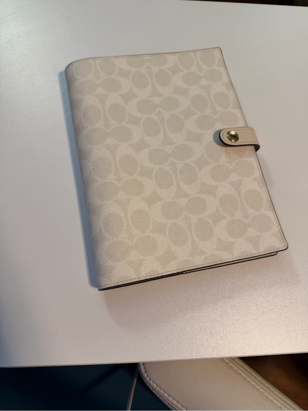 Coach Signature Notebook with planner insert - Picture 2 of 3